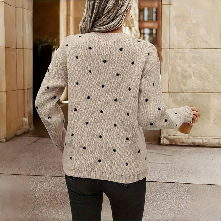Prue | The Polkadot Round-Neck Sweater