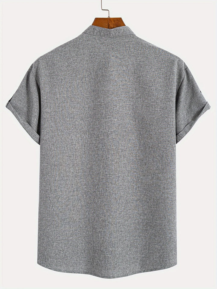Lev | The Stand Collar Shirt