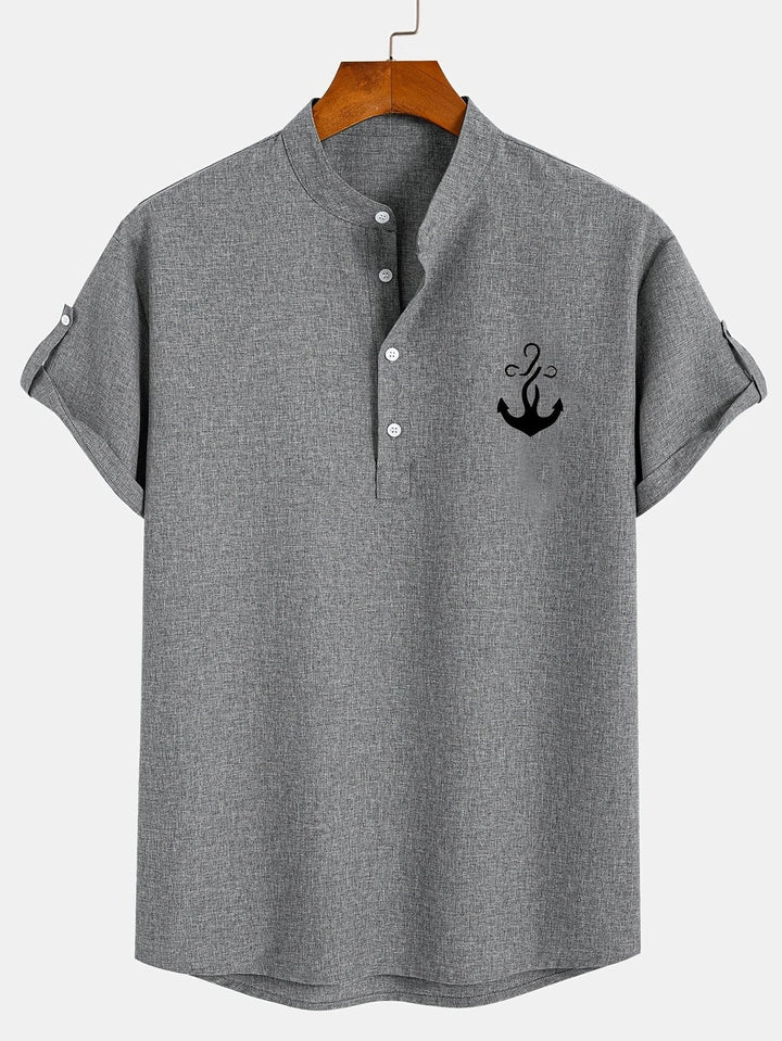 Lev | The Stand Collar Shirt