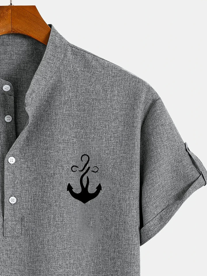 Lev | The Stand Collar Shirt