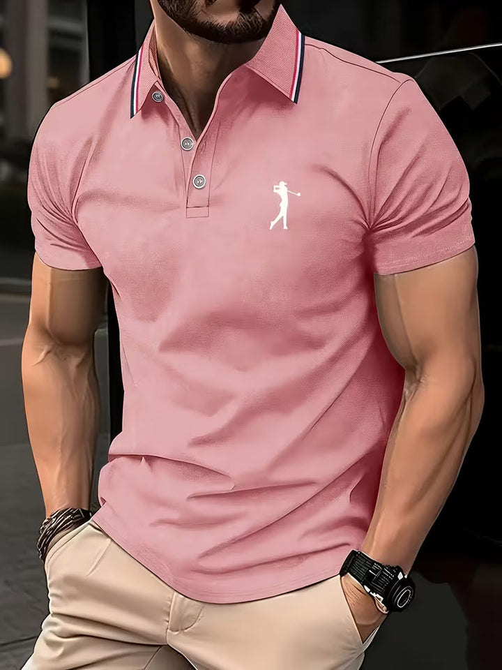 Arnaud™ | Casual Golf Print Shirt