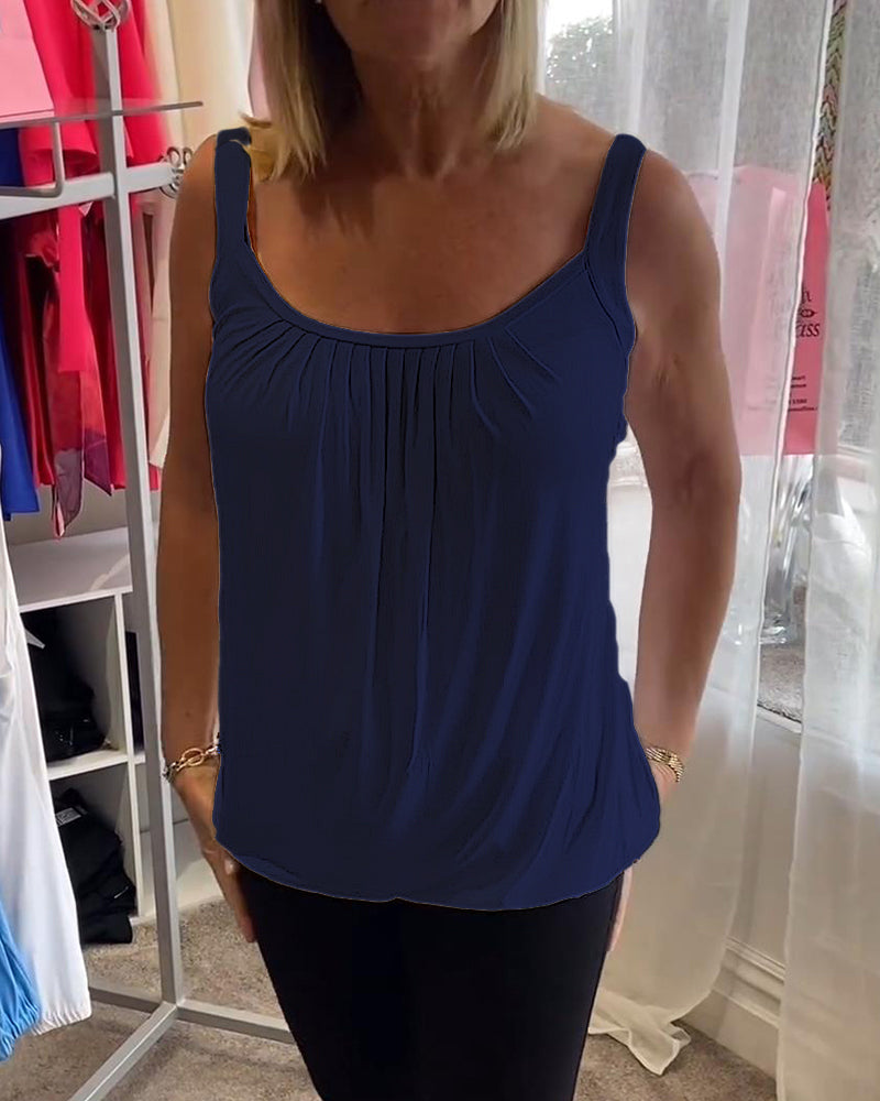Lark | The Pleated Neckline Top