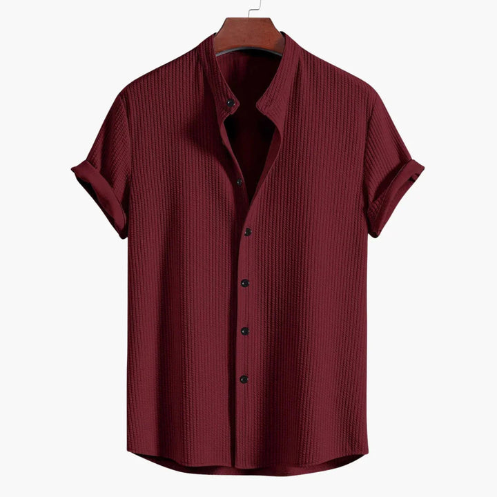 Cyrus™ | Refined Stand-Collar Shirt