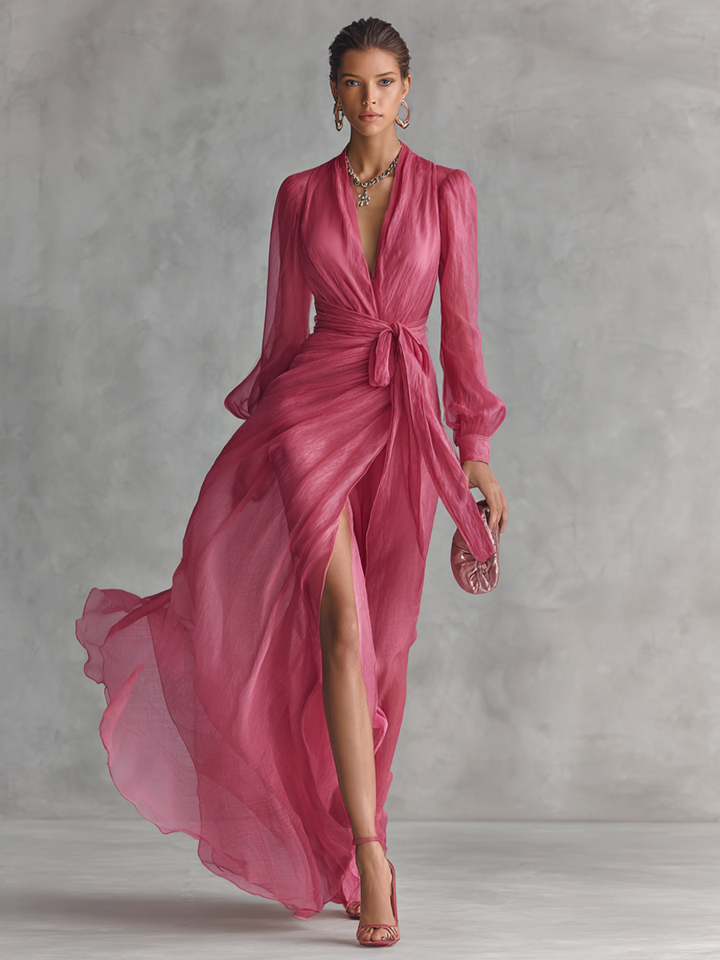 Céleste | The Flowing V-Neck Maxi