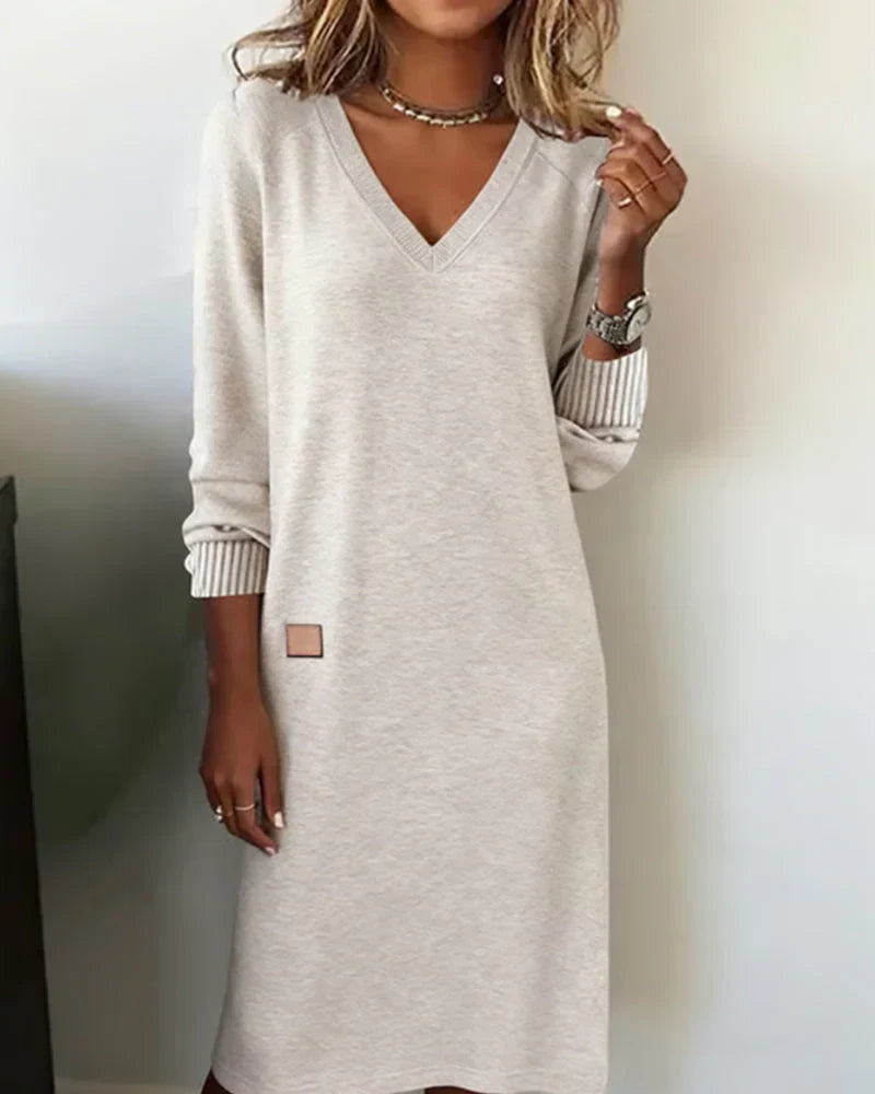 Clem | The V-Neck Midi Dress