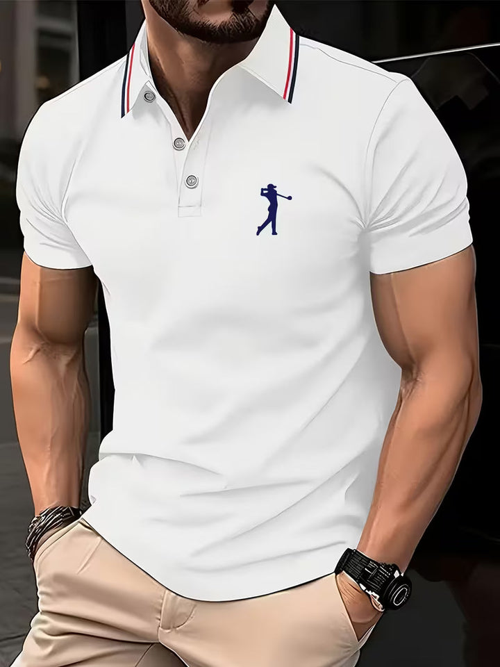 Arnaud™ | Casual Golf Print Shirt