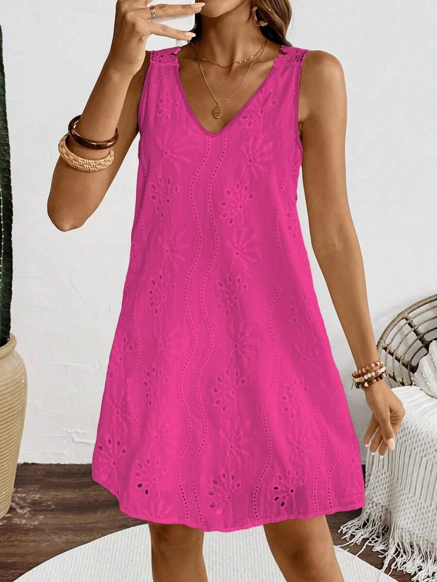 Paloma | The Scallop V-Neck Dress