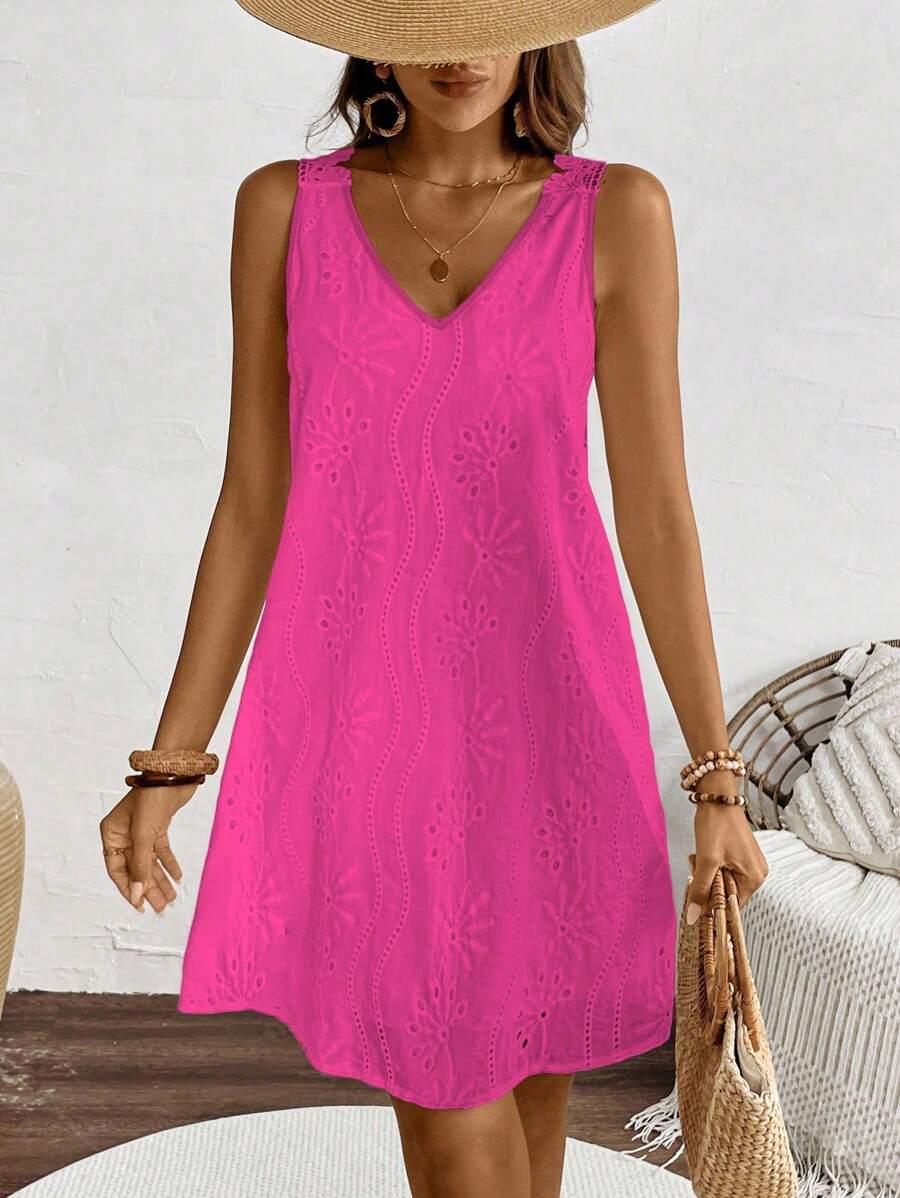 Paloma | The Scallop V-Neck Dress