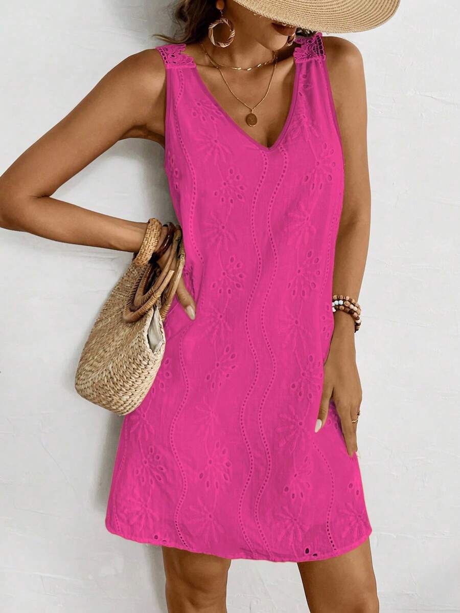 Paloma | The Scallop V-Neck Dress