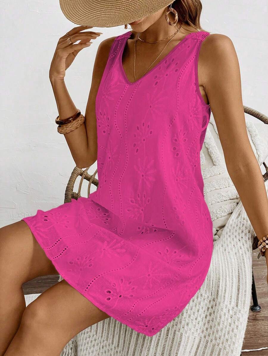 Paloma | The Scallop V-Neck Dress