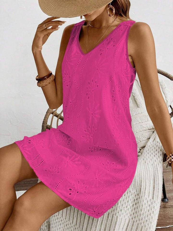 Paloma | The Scallop V-Neck Dress