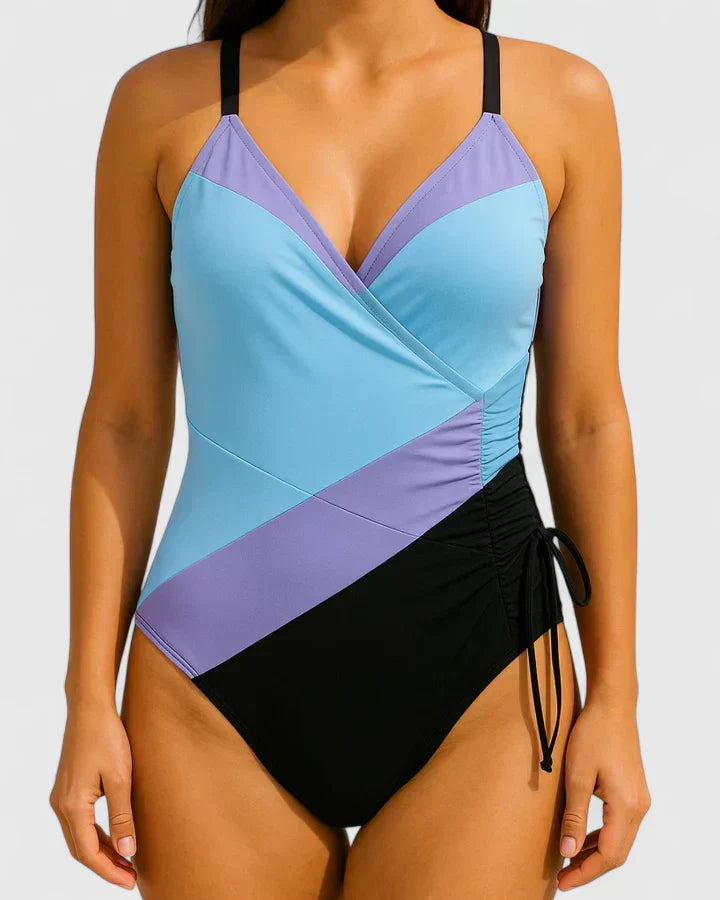 Sorynelle | Women's Elegant High-Waist One-Piece Swimsuit