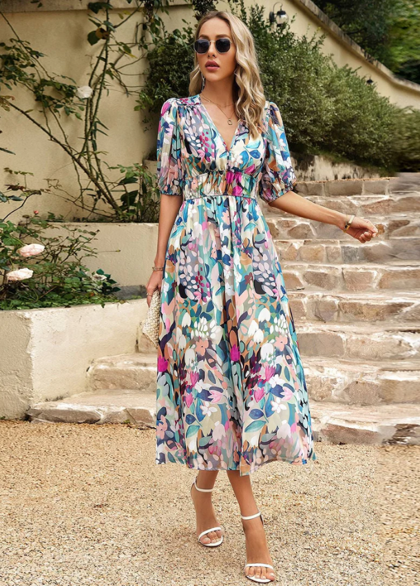 Opal | The Floral Midi That Flatters