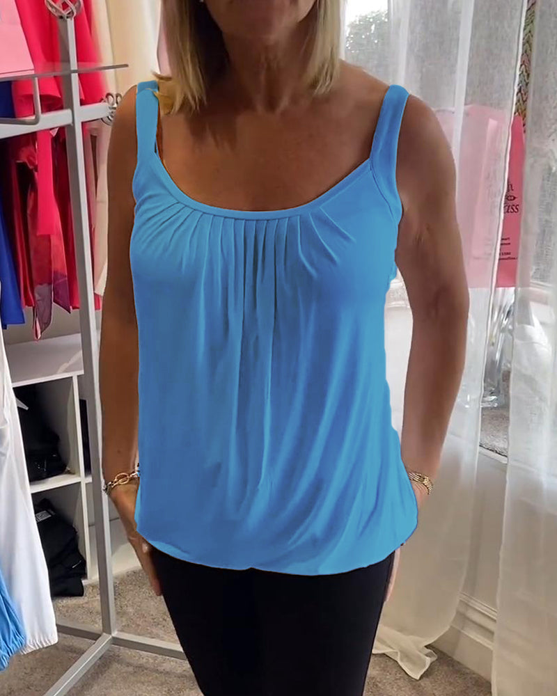 Lark | The Pleated Neckline Top