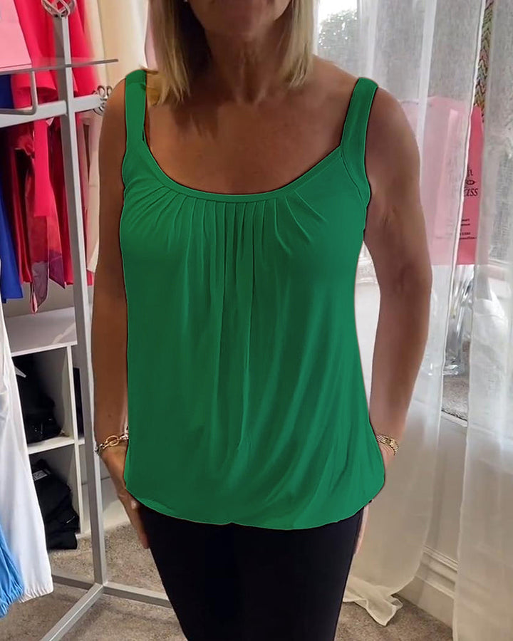 Lark | The Pleated Neckline Top