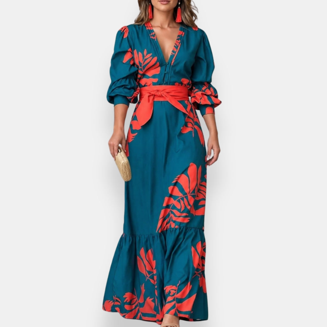 Edie | The Tropical Floral Maxi