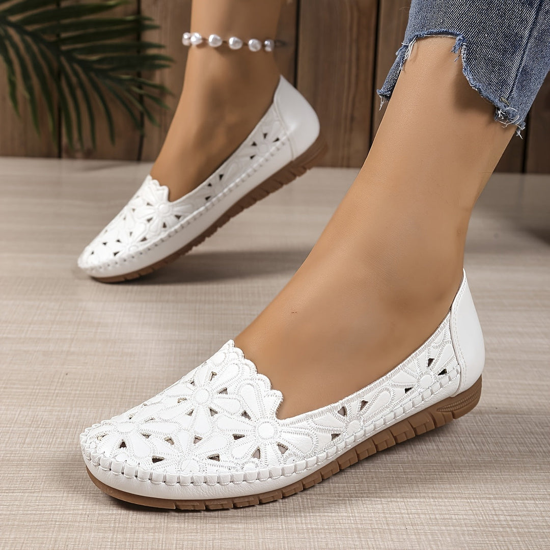 Etta | The Floral Orthopedic Flat