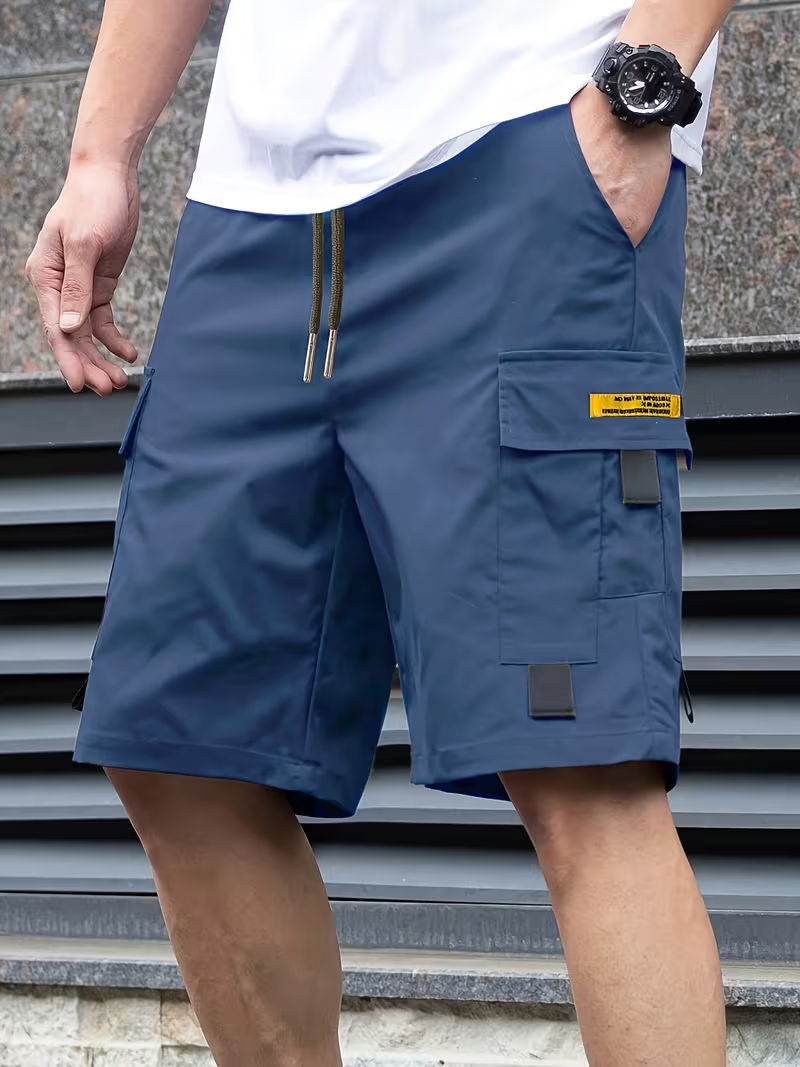Jonas - Men's Relaxed Cargo Shorts with Multi-Pockets