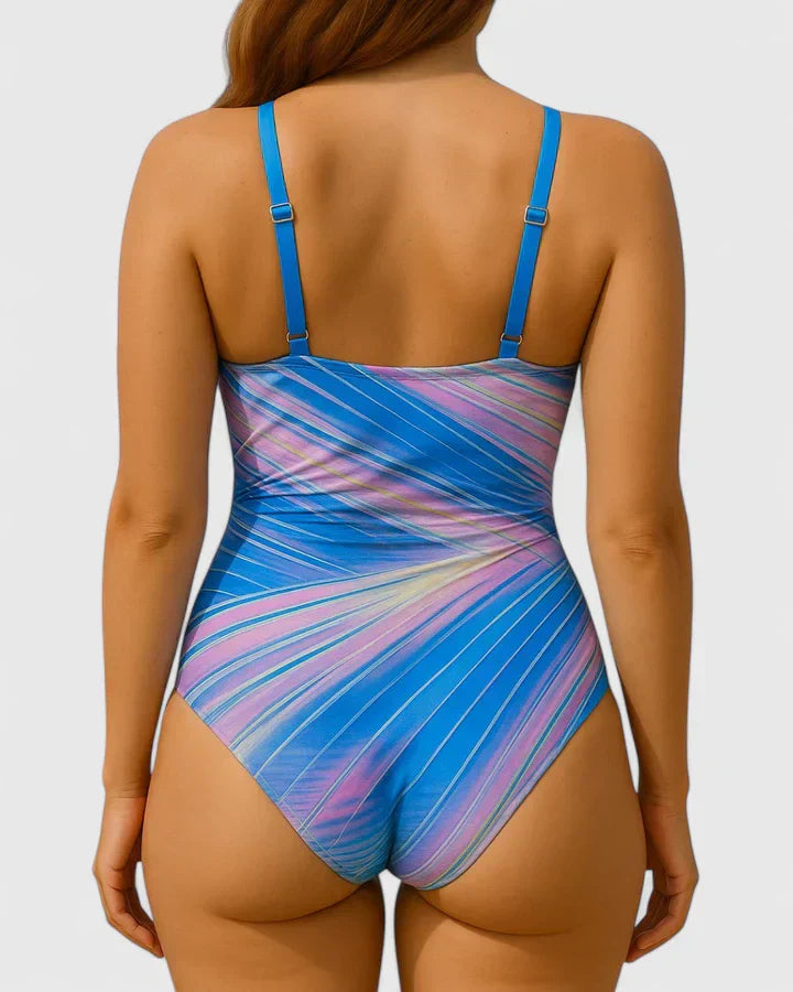Sorynelle | Women's Elegant High-Waist One-Piece Swimsuit