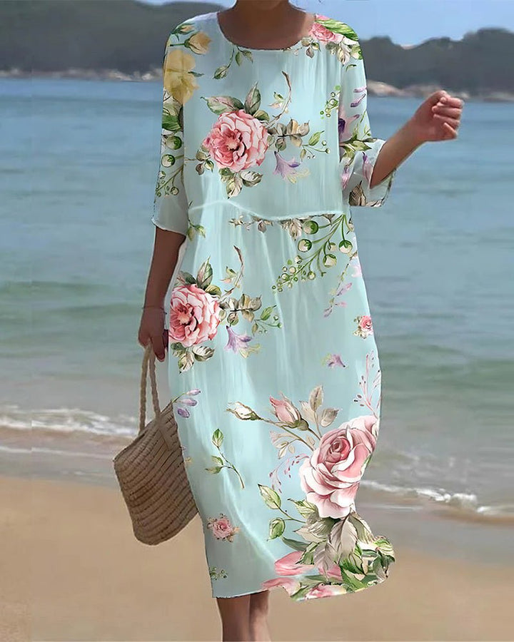 Keely | Women's Floral Sundress — Casual Everyday Style