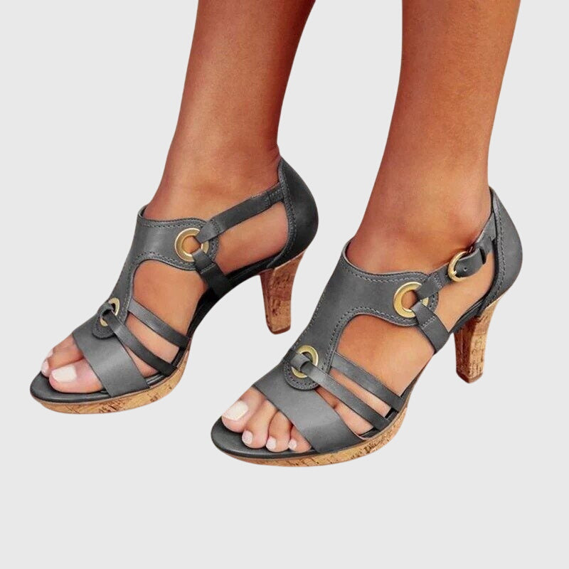 CARLA | Women's Orthopedic Heeled Sandals — All-Day Comfort
