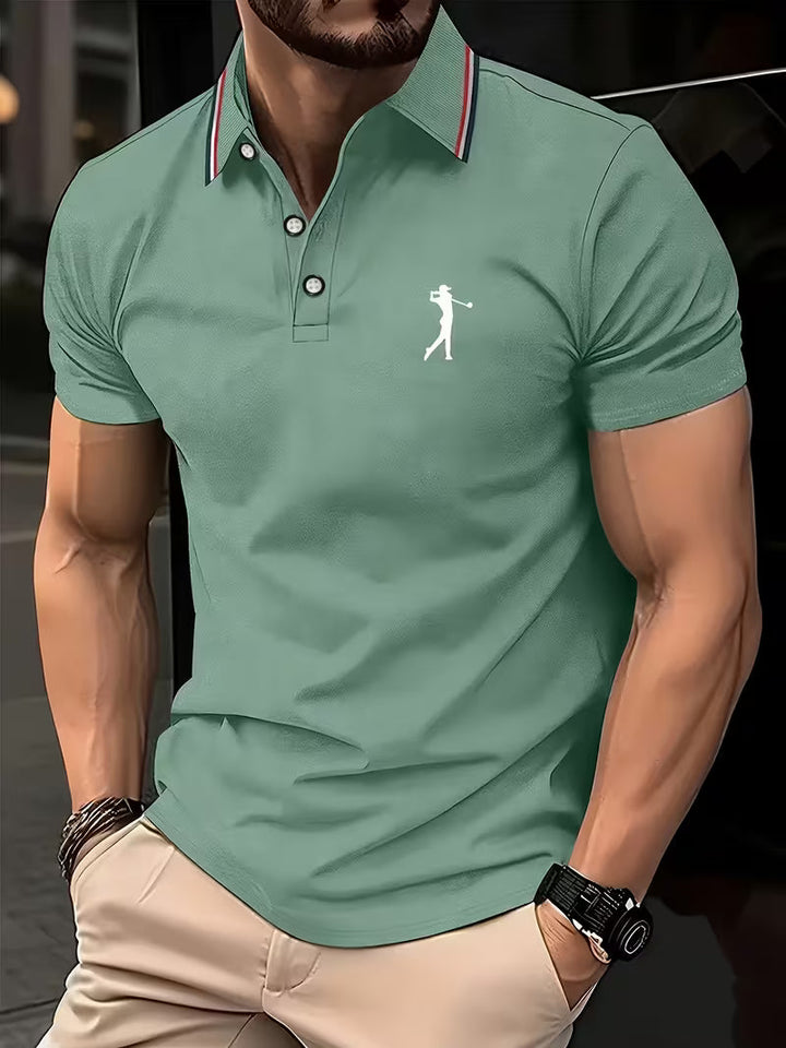 Arnaud™ | Casual Golf Print Shirt