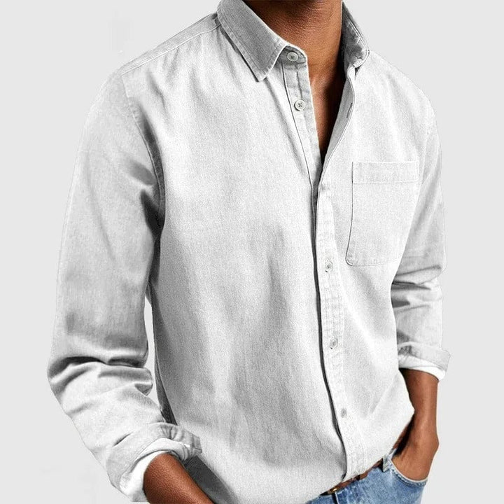 Caleb™ | Classic Button-Up Shirt