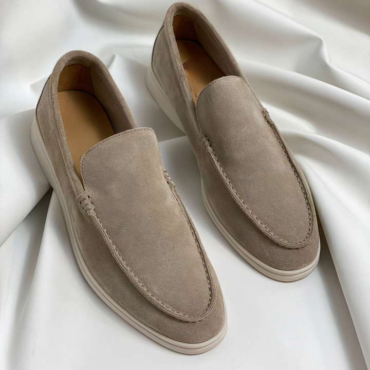 Aaron | Men's Vintage Slip-On Loafers — Smart Casual