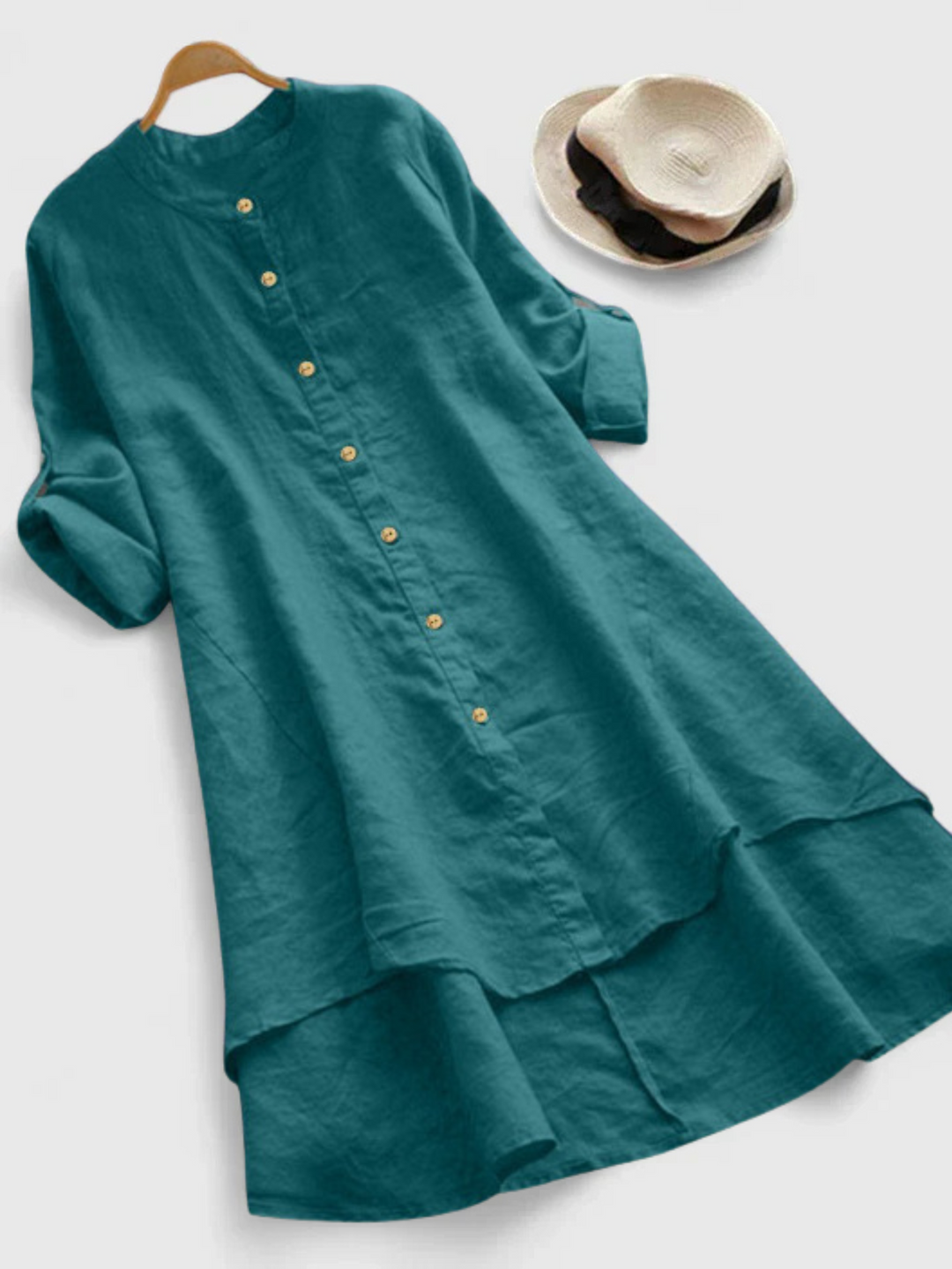 Marizalyn | Women's Elegant High-Low Hem Casual Dress