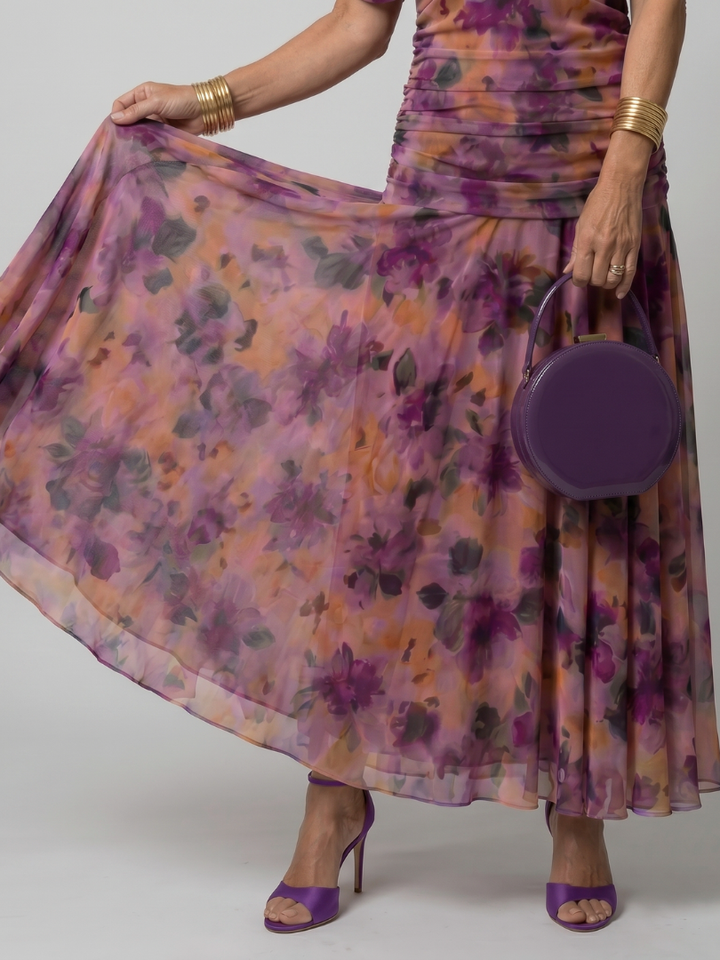 Calen | Women's Off-Shoulder Midi Dress — Flowy Fit