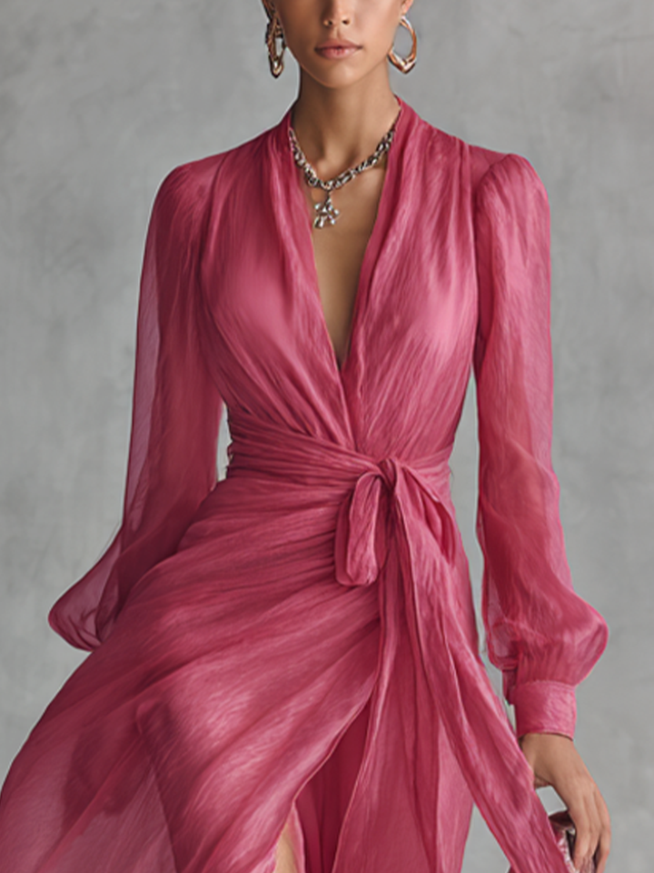 Céleste | The Flowing V-Neck Maxi
