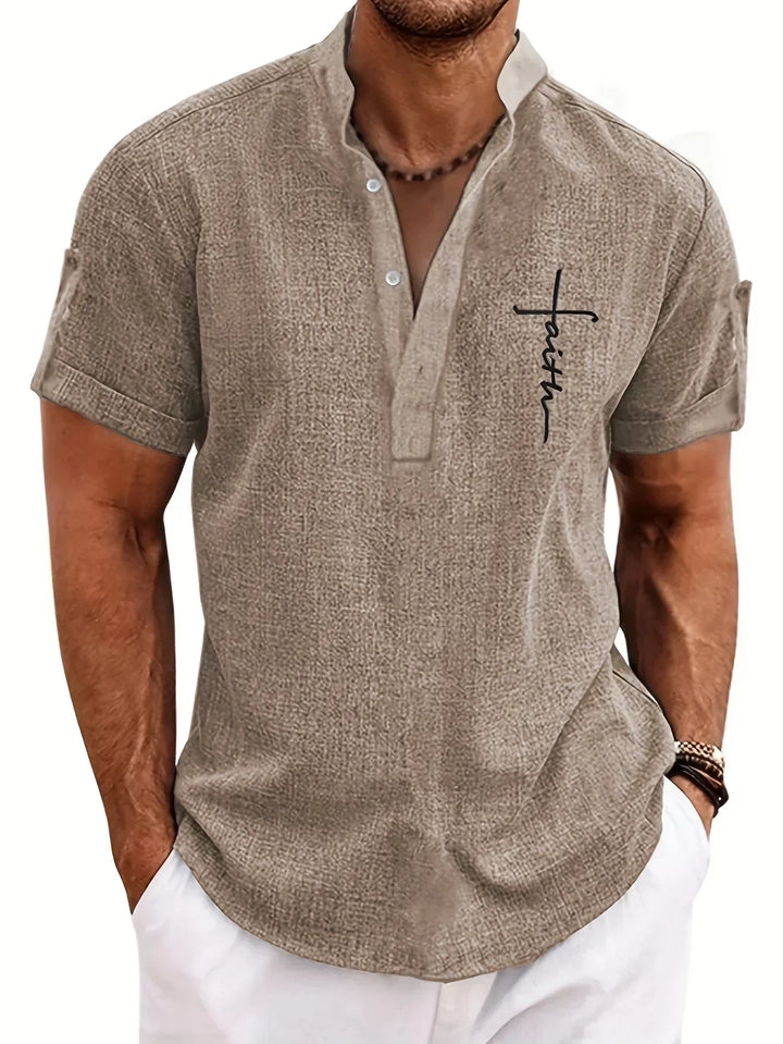 Lev | The Stand Collar Shirt