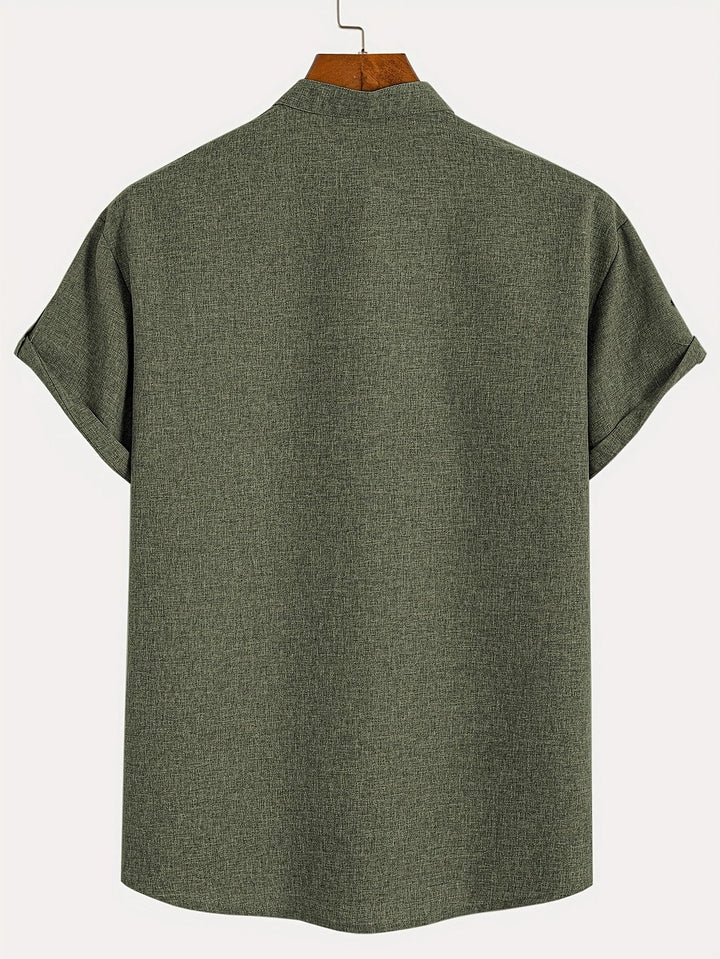 Lev | The Stand Collar Shirt