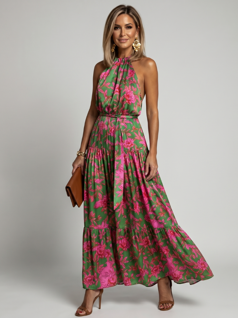 Thea | The Draped Halter Midi