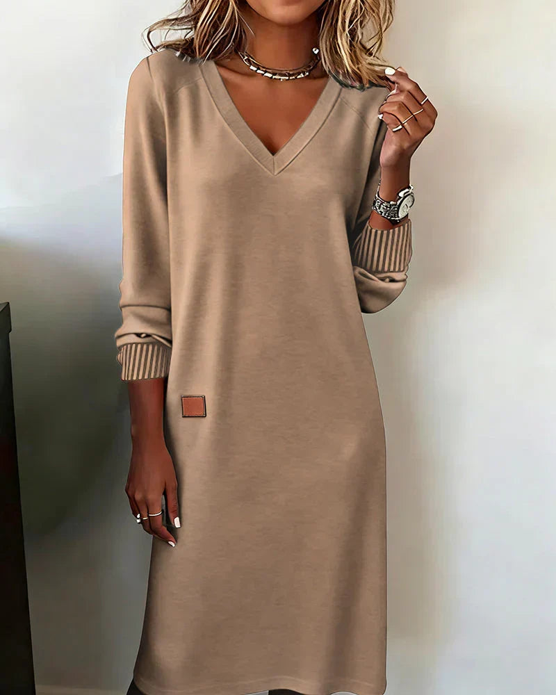 Clem | The V-Neck Midi Dress