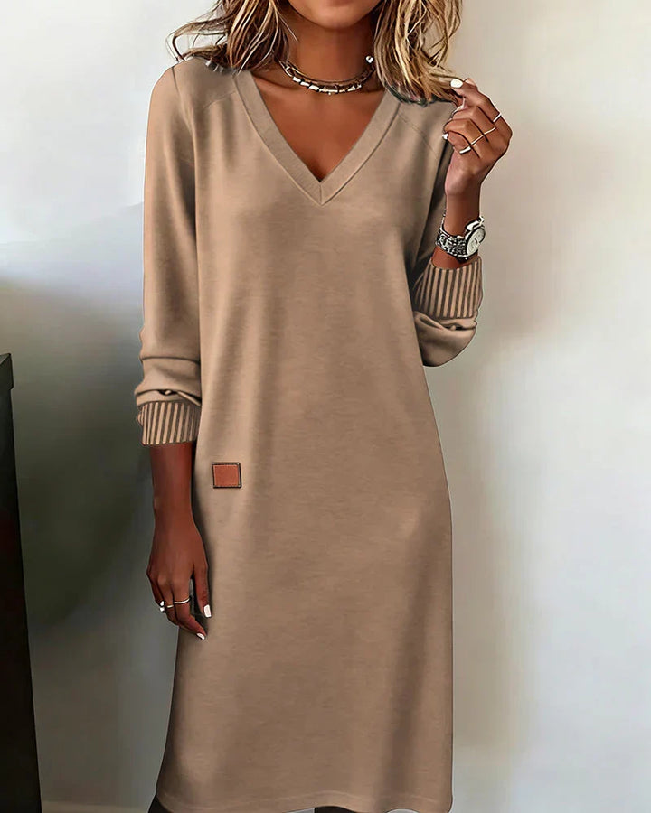 Clem | The V-Neck Midi Dress