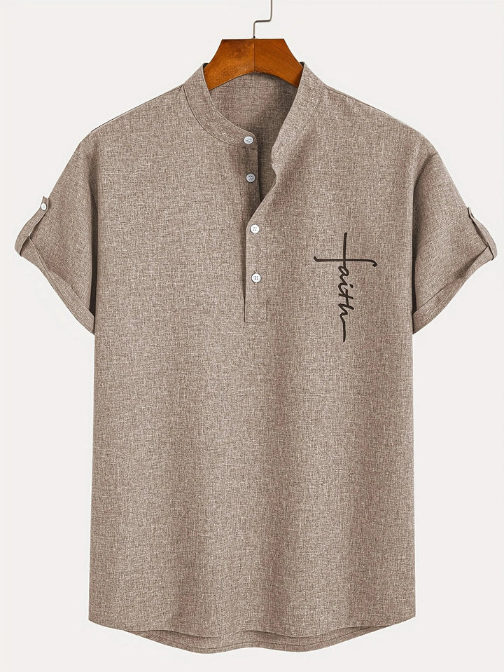 Lev | The Stand Collar Shirt