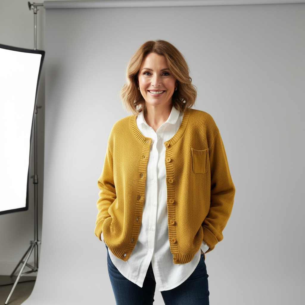Mabel | The Button-Front Knit Cardigan