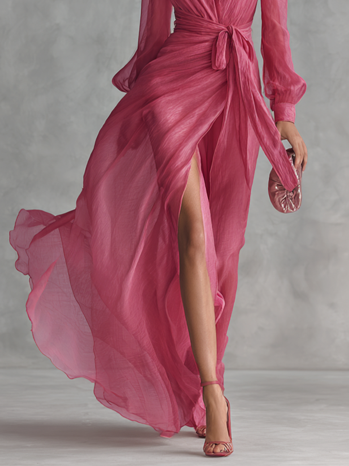 Céleste | The Flowing V-Neck Maxi