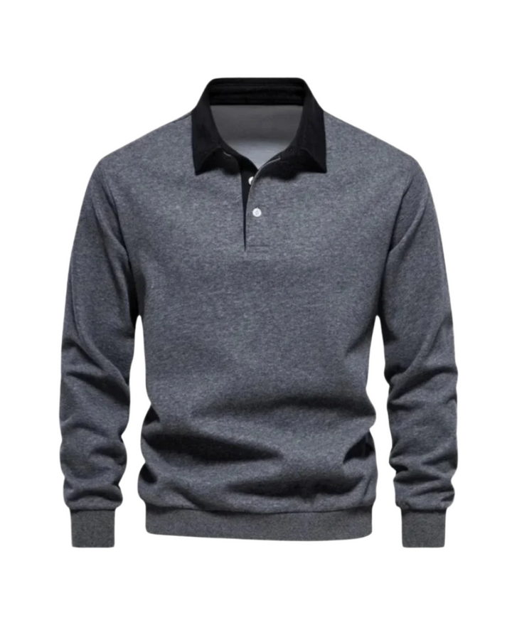 Hollis | The Classic Polo Sweater