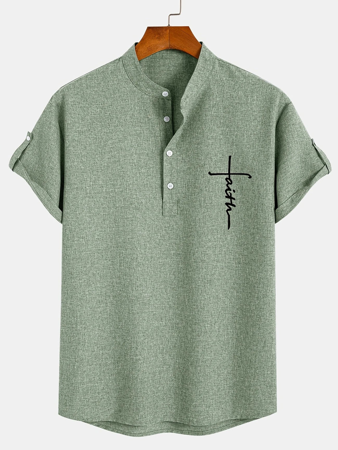 Lev | The Stand Collar Shirt