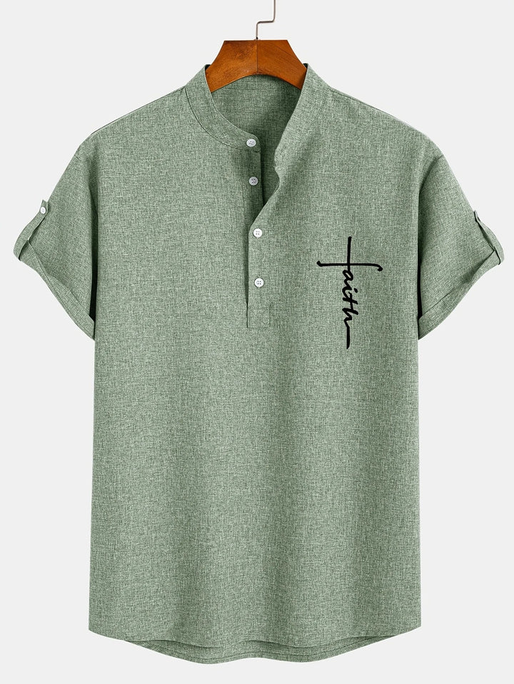 Lev | The Stand Collar Shirt
