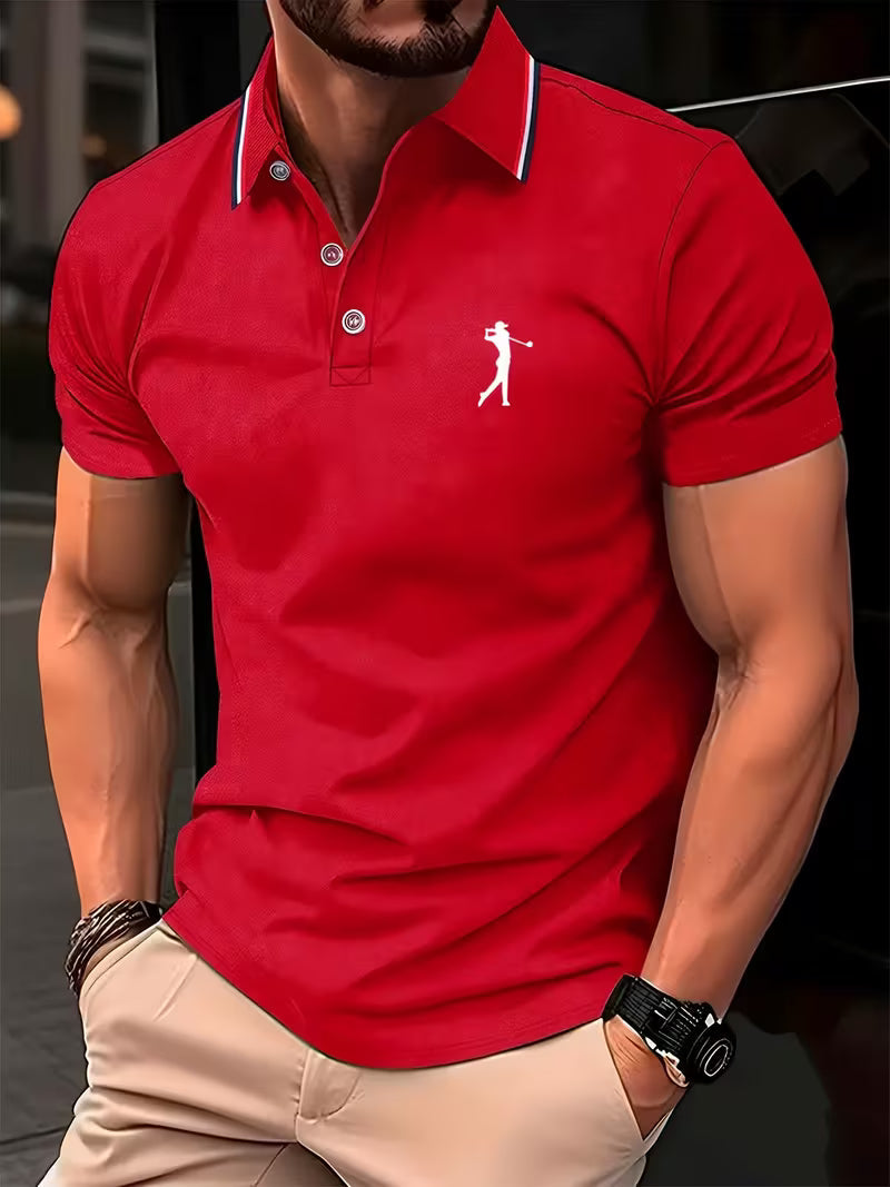 Arnaud™ | Casual Golf Print Shirt