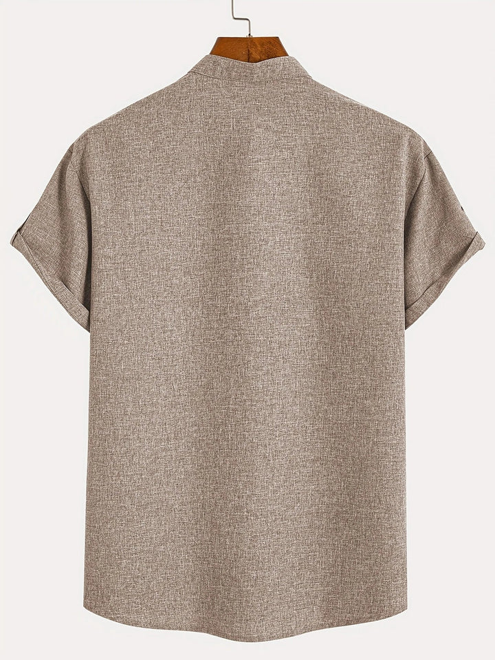 Lev | The Stand Collar Shirt