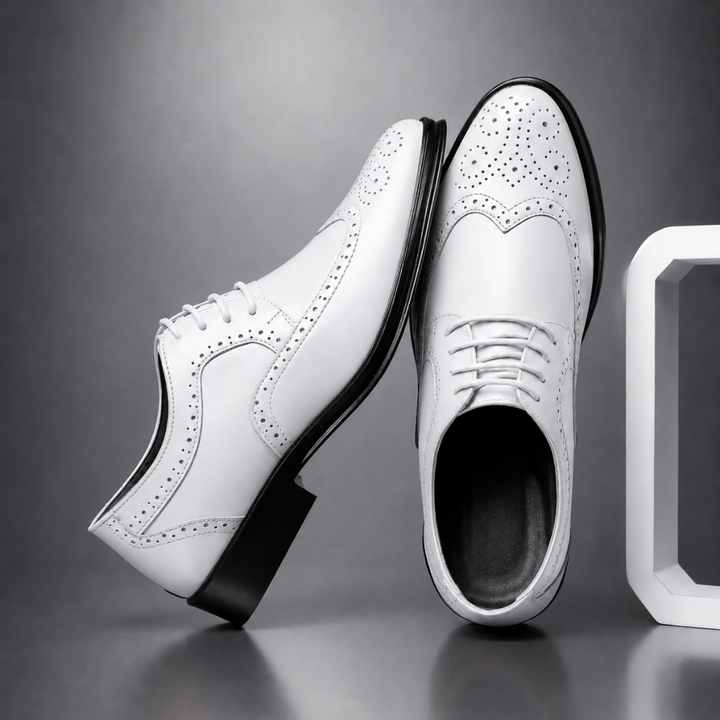 Lucas - Men's Brogue Oxford Dress Shoes | Classic Style