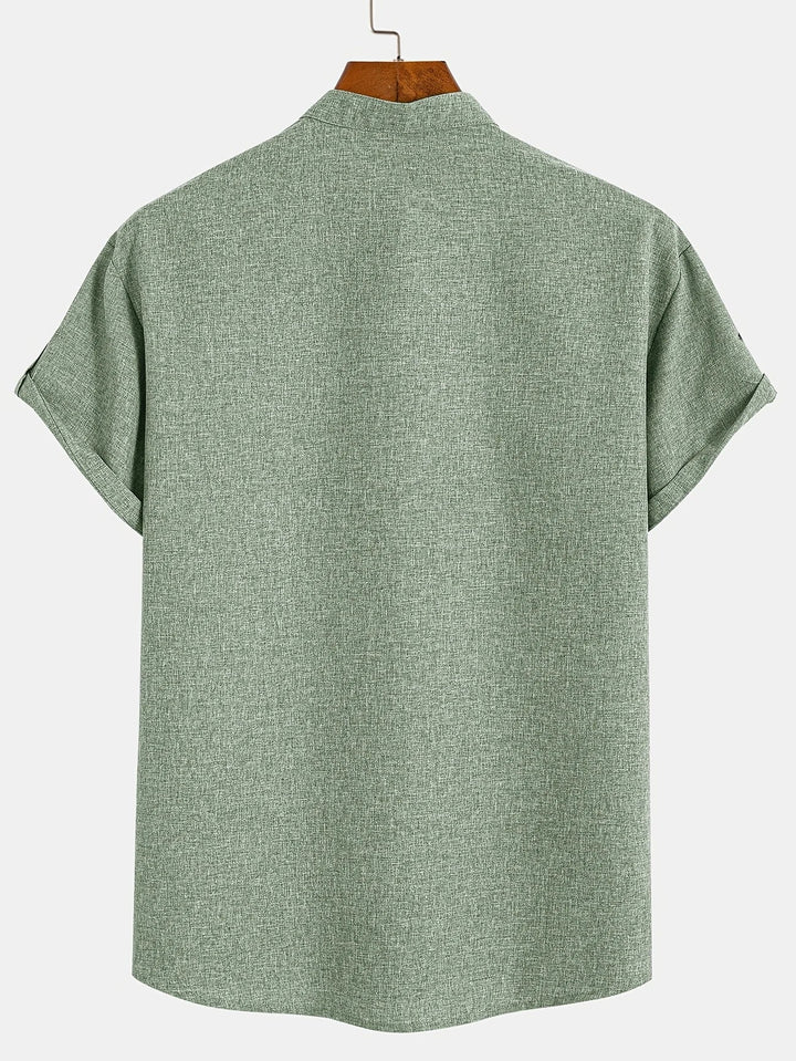 Lev | The Stand Collar Shirt