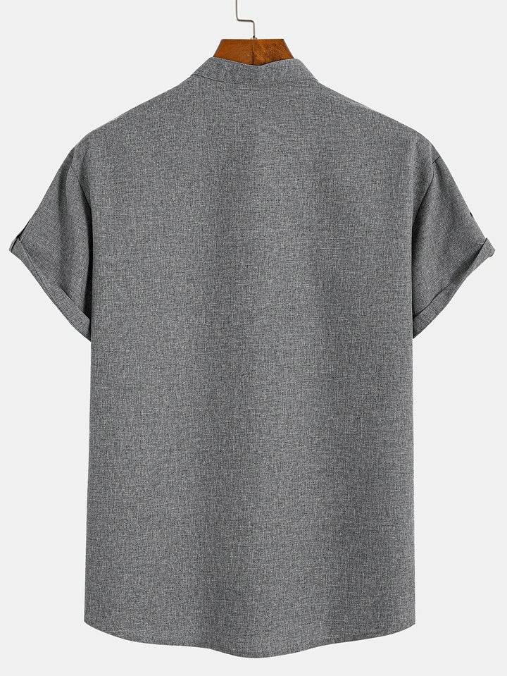 Lev | The Stand Collar Shirt