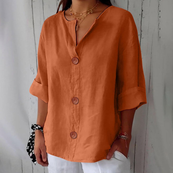 Hazel | Women's Loose-Fit Airy Summer Blouse