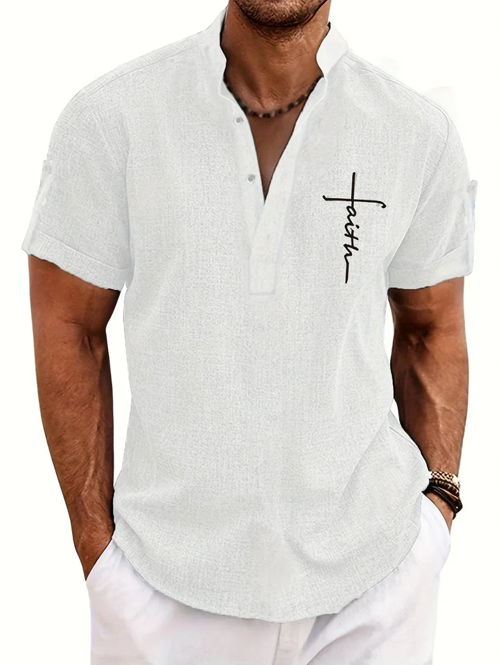 Lev | The Stand Collar Shirt