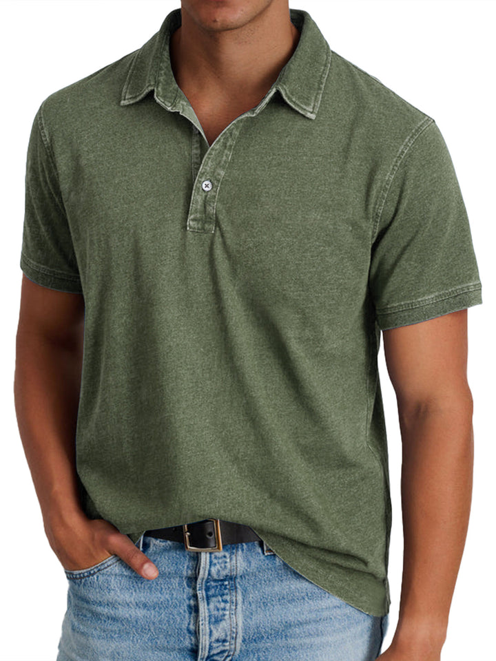 Troy | The Vintage-Washed Polo